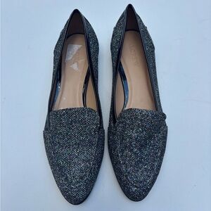 J Crew Collins Glitter Loafer
